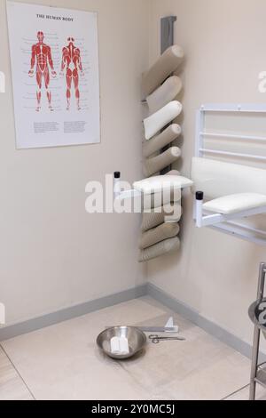 Prosthetic lab with equipment and tools for creating artificial limbs ...