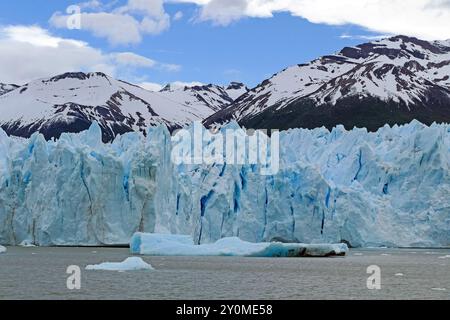 Argentinian Patagonia: the Perito Moreno Glacier near El Calafate Stock Photo