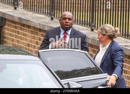 London, England, UK. 3rd Sep, 2024. Foreign Secretary DAVID LAMMY, arrives at cabinet meeting. (Credit Image: © Tayfun Salci/ZUMA Press Wire) EDITORIAL USAGE ONLY! Not for Commercial USAGE! Stock Photo