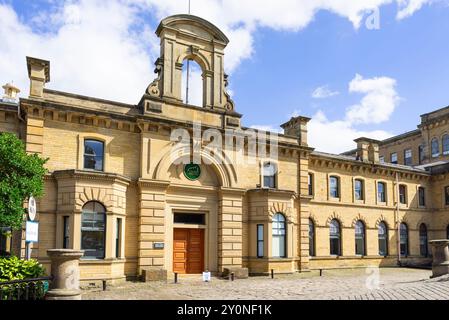 Arris and Commscope offices in Salts Mill Saltaire Village of Saltaire Bradford West Yorkshire England UK GB Europe Stock Photo