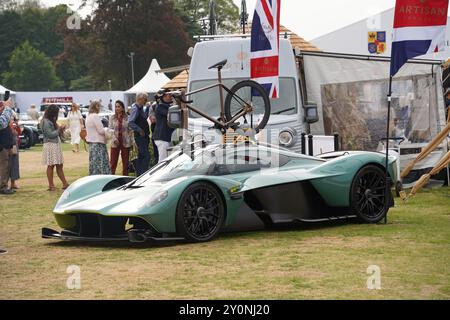 Aston Martin Valkyrie @ Salon Prive 2024 Stock Photo