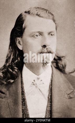 Buffalo Bill Cody by Gurney & Son, circa 1875 Stock Photo