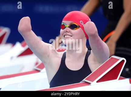 Great Britain's Ellie Challis ahead of the Women's 100m Freestyle S3 ...