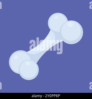 Bone vector icon. Dog Bone icon vector. bone dog icon. Dog Bone logo icon Stock Vector