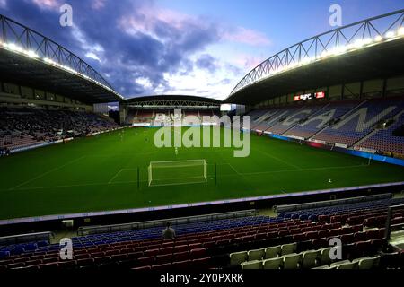 A general view of The Brick Community Stadium ahead of the Betfred ...