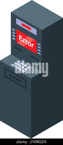 Modern atm machine is displaying withdraw options, ready for customers ...