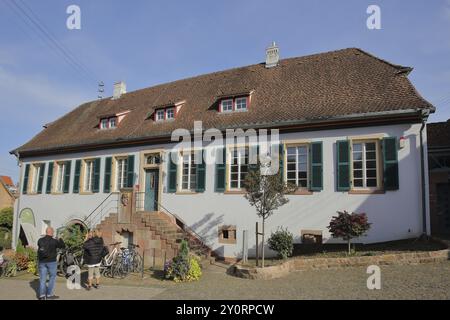 Historic winery of the Lords of Dalberg, Villa, Sankt Martin, Maikammer, German Wine Route, Rhineland-Palatinate, Germany, Europe Stock Photo