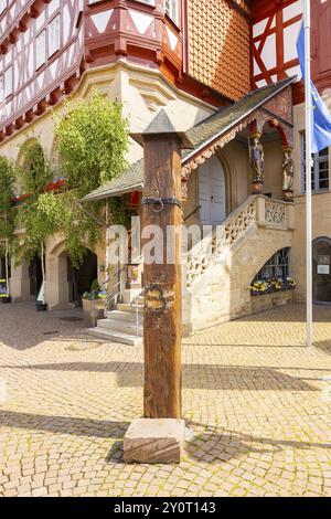 Duderstadt is a town and independent municipality in the district of Goettingen in south-east Lower Saxony. The predominantly medieval townscape is ch Stock Photo