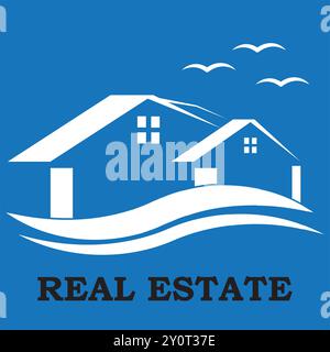 Real estate icon vector illustration symbol design Stock Vector