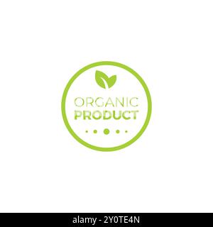 Organic Product Logo vector Stock Vector