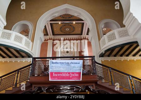 Interior, Senate House, University of Madras in Chennai, Chennai, Tamil Nadu, India Stock Photo