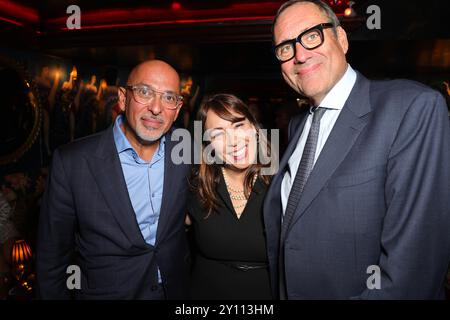 London, UK. 03rd Sep, 2024. Image © Licensed to Parsons Media. 03/09/2024. London, United Kingdom. Nadhim Zahawi Book Launch. Nadhim Zahawi attend the launch of his new book, The Boy From Baghdad: My Journey from Waziriyah to Westminster. Picture by Credit: andrew parsons/Alamy Live News Stock Photo