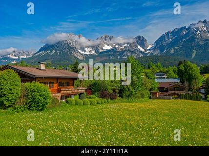 Going am Wilden Kaiser, Alps, Wilder Kaiser, Kaiser Mountains, Tyrol, Austria, Austria Stock Photo