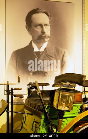 Old time classic cars at Louwman Museum ,automobile industry has produced since 1887.Located at Den Haag, in Netherlands Stock Photo