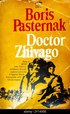 1958 Doctor Zhivago by Boris Pasternak Paperback English edition Stock Photo