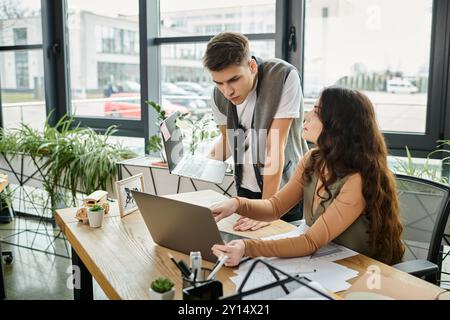 Professionals engage in important discussions while dressed casually and elegantly. Stock Photo