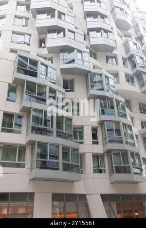 Prospect Place, residential tower block at Battersea Power Station, Nine Elms, London, UK. Stock Photo