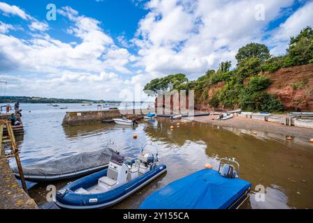 Lympstone, UK. 29th Aug, 2024. Village of Lympstone in Devon. Stock Photo