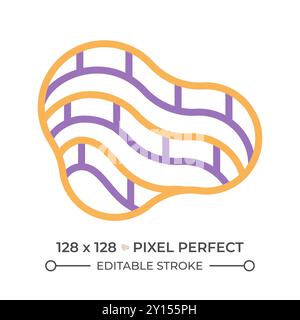 Quarry two color line icon Stock Vector