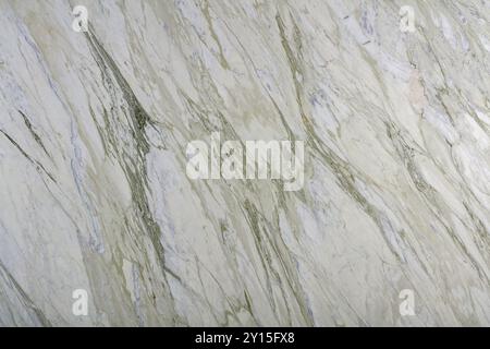 High-quality white marble surface with striking green veining, perfect for modern decor. Stock Photo
