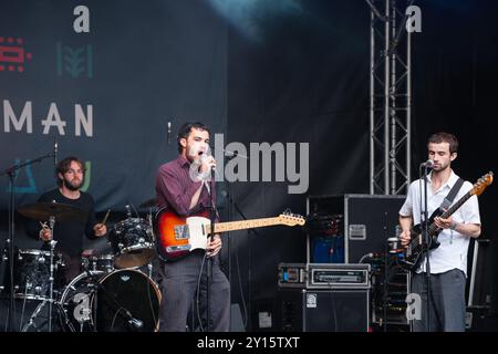 BOROUGH COUNCIL, CONCERT, 2024: Haydn Ackerley of the band Borough ...