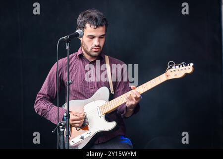 BOROUGH COUNCIL, CONCERT, 2024: Haydn Ackerley of the band Borough ...