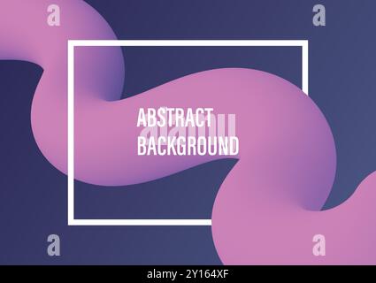 Abstract background with purple fluid gradient color, stock vector Stock Vector