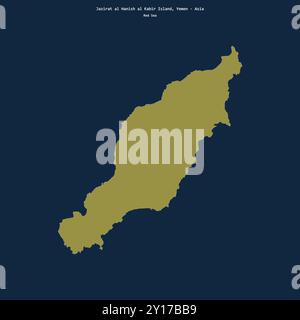 Jazirat al Hanish al Kabir Island in the Red Sea belonging to Yemen