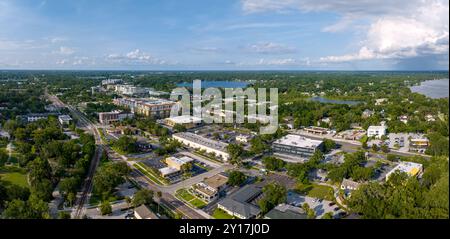 Aerial panoramic view of Maitland, Florida, USA.  June 27, 2022. Stock Photo