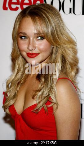 Hayden Panettiere at the Teen Vogue Young Hollywood Party held at the Sunset Tower Hotel in Hollywood, USA on September 21, 2006. Stock Photo