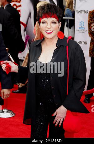 Liza Minnelli at the 2012 TCM Classic Film Festival Gala Screening of 'Cabaret' held at the Grauman's Chinese Theater in Hollywood on April 12, 2012. Stock Photo