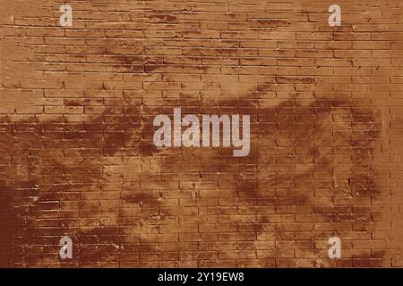 Abstract background from a brown brick wall. Stock Photo