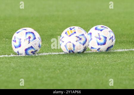 Argentina. 05th Sep, 2024. Buenos Aires, 21.08.2024: Ball of the match of Argentina x Chile for Conmebol South America Qualifyers FIFA World Cup 2026 at Mas Monumental Stadium ( Credit: Néstor J. Beremblum/Alamy Live News Stock Photo