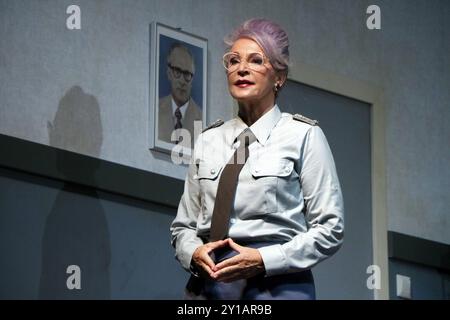 Caroline Beil at the photo rehearsal for Stasi, stress and stumbling blocks at the Schlossparktheater Berlin on 4 September 2024 Stock Photo