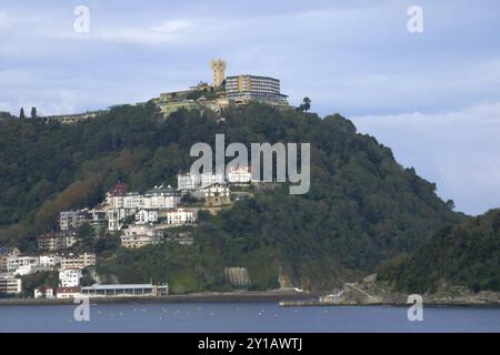 Monte Igueldo in San Sebastian Stock Photo