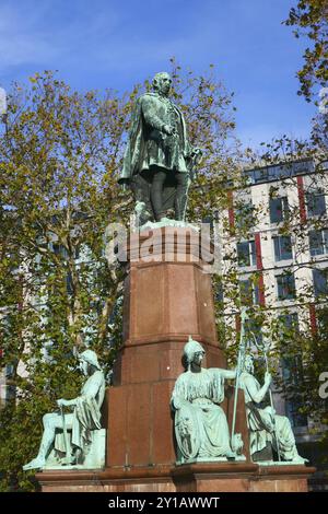 Statue of Istvan Szechenyi Bath in Budapest Stock Photo