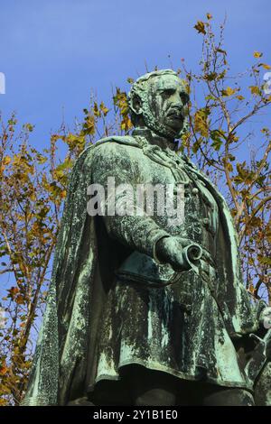 Statue of Istvan Szechenyi Bath in Budapest Stock Photo