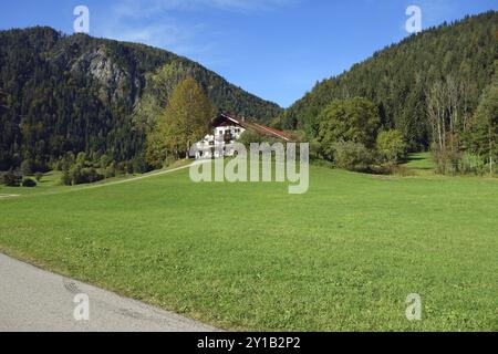 Farm in Oberaudorf Stock Photo