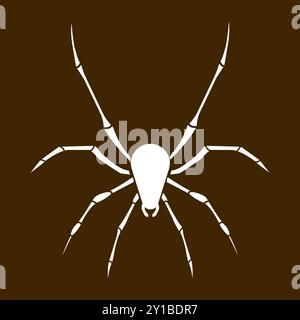 spider icon vector illustration symbol design Stock Vector