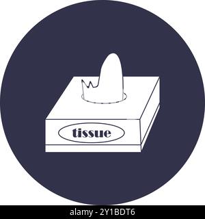 tissue box icon vector illustration symbol design Stock Vector