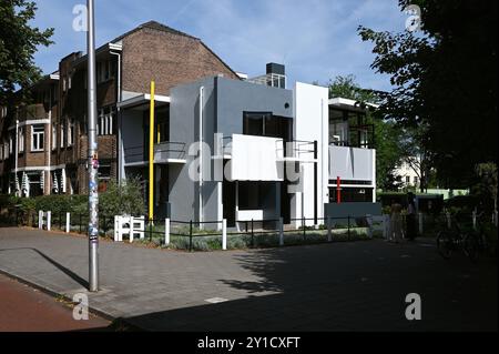 Rietveld Schröder House by Dutch architect Gerrit Rietveld, Utrecht, Netherlands Stock Photo