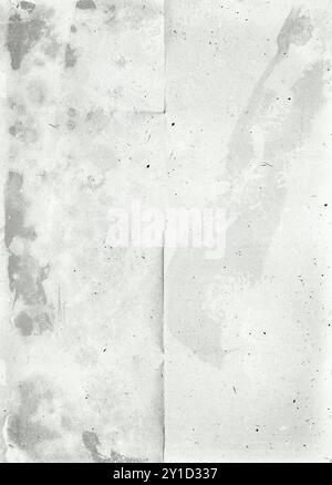 Vintage paper. Crumbled folded paper texture with dirt and scratches Stock Photo
