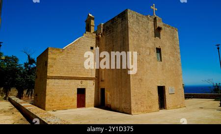 Sanctuary Madonna dellAssunta Adriatic coast of Salento, Lecce,Puglia,Italy Stock Photo