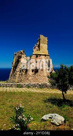 Torre Nasparo, Adriatic coast of Salento, Lecce,Puglia,Italy Stock Photo