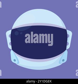 Astronaut Helmet vector icon. astronaut spacesuit helmet vector icon. space suit helmet icon Stock Vector