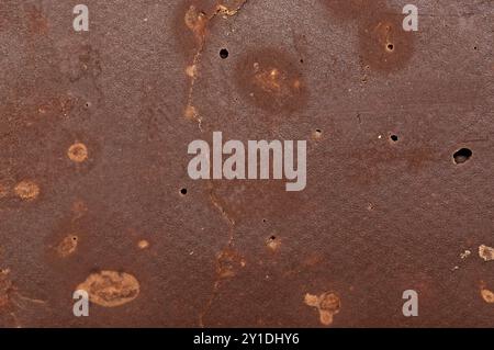 Close up of the bottom of a chocolate candy bar Stock Photo