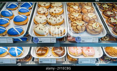 Inverness, United Kingdom - July 13, 2024: Krispy Kreme shop window