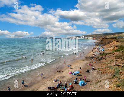 Compton Beach, Compton Bay, Isle of Wight, England, UK Stock Photo