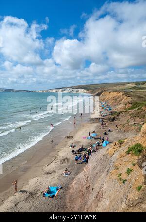 Compton Beach, Compton Bay, Isle of Wight, England, UK Stock Photo