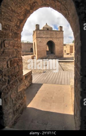 The Baku Ateshgah  'Fire Temple of Baku' in Baku, Azerbaijan. Stock Photo